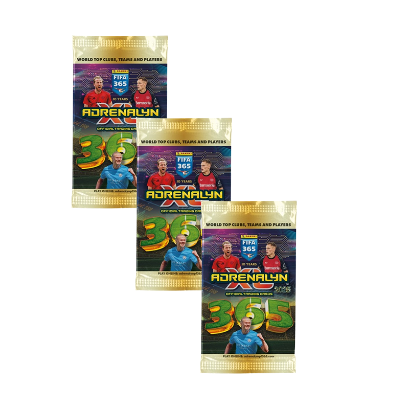 Panini FIFA 365 2025 Adrenalyn XL – Lot De 3 Boosters